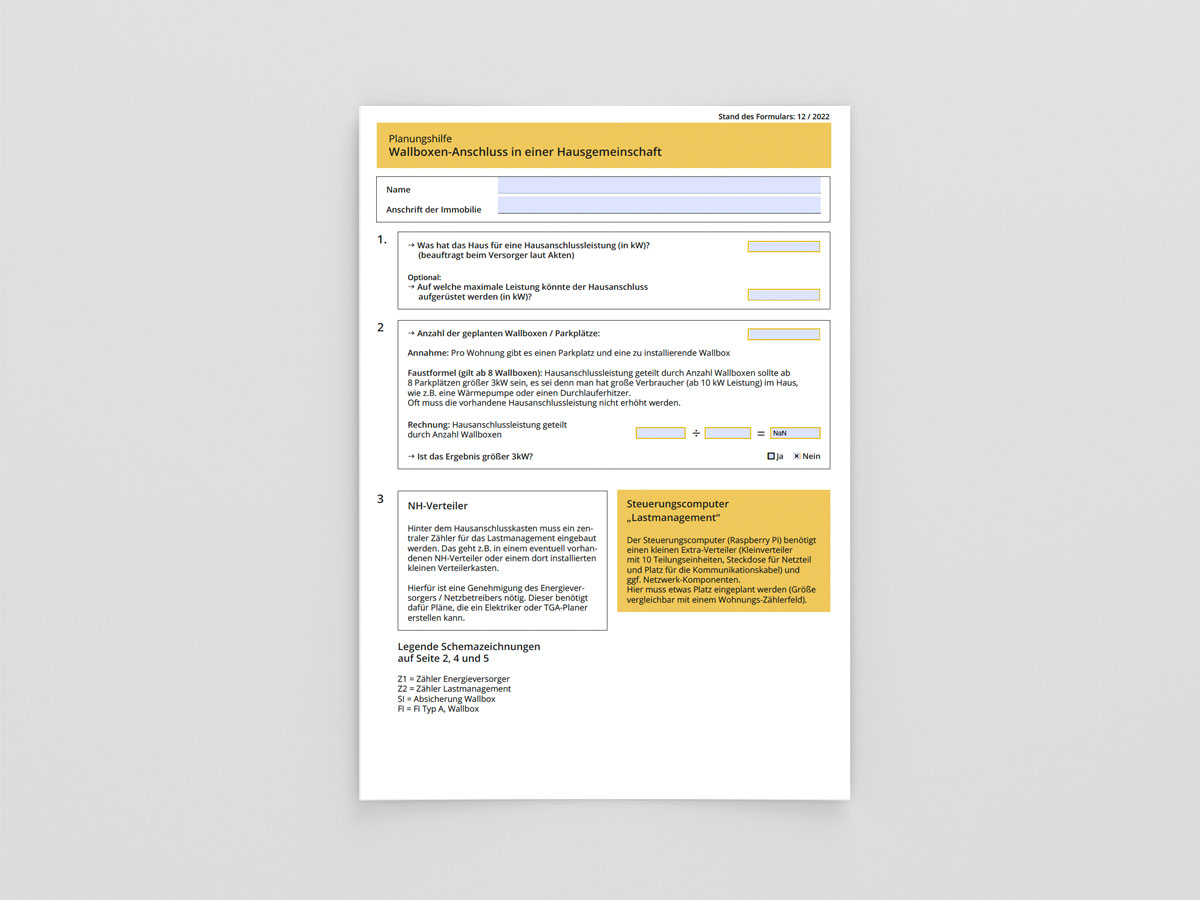 Das Bild zeigt ein interaktives Formular mit Eingabefeldern von Studio für Grafikdesign Strahlenkatzen in Köln